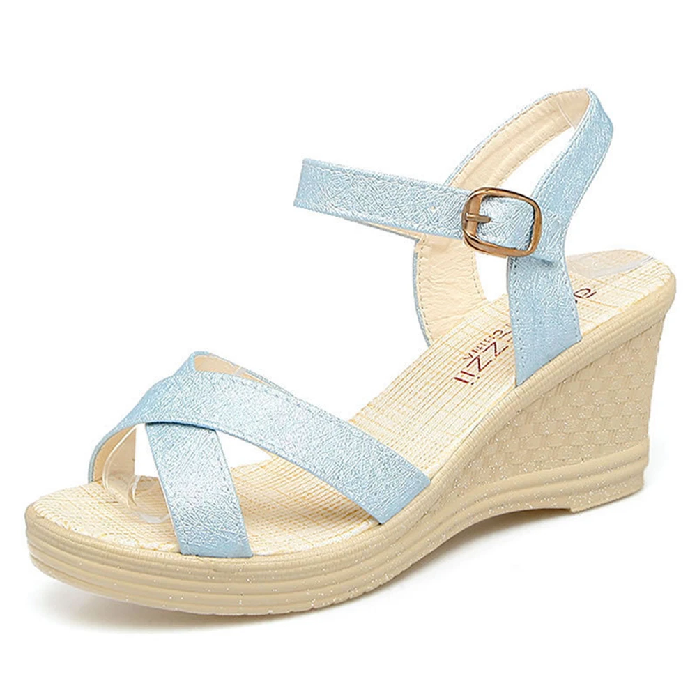 

2021 Wedges Sandals Platform Shoes Zapatos Casuales De Mujer For Women Summer Sandalias Plataforma High Heels Tacones Zapatillas