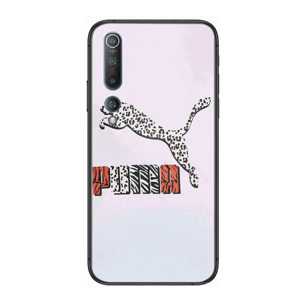 

Leopard German clothing brand Phone Case For xiaomi mi11 5g 10 liti Ultra 9Pro SE 3 8 Note Anime Black Cover Silicone Back Prett