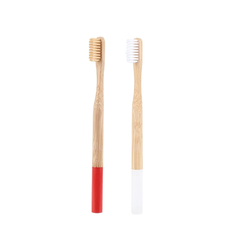 1pc Red-1pc White 4/Redmi 2/1 шт. природный уголь бамбука Зубная щётка с зубные щетки с мягкой щетиной для жениха eco-friendly взрослых Зубная щётка для отбеливания зубов, зубные щетки - Цвет: 1pc Red-1pc White