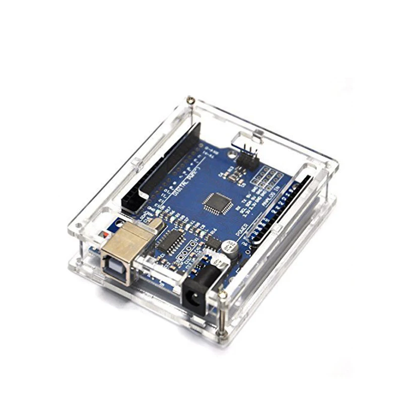 Чехол Aokin для Arduino Uno R3, Прозрачный Акриловый чехол для Arduino Uno R3