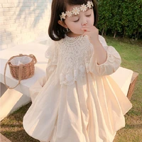 girl dress flower girl dresses prom gown%c2%a02021 lace plus thicken winter outwear school cotton vestido robe fille children clothes