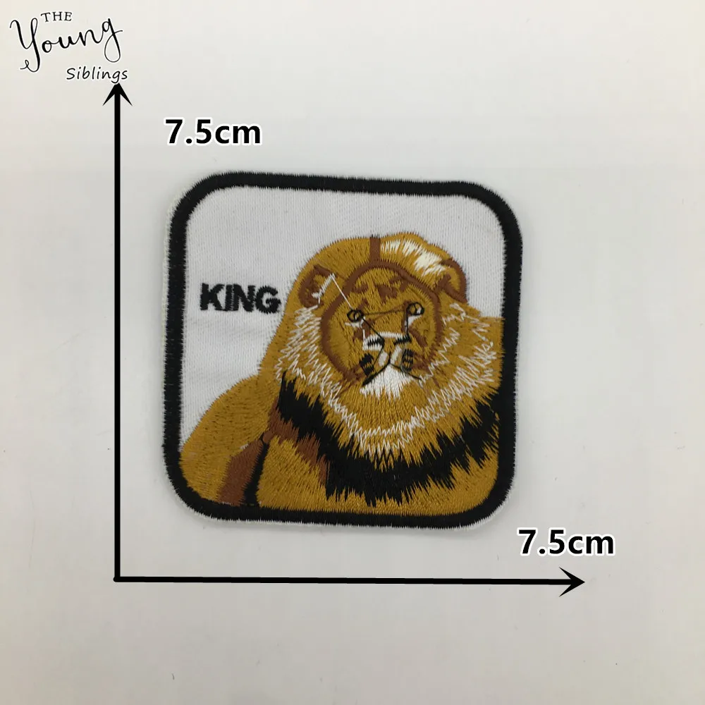 Новое поступление Детские клеящиеся нашивки с полосками для вышивки животных