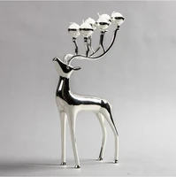 european style deer shape metal candle holder with 6 arms candelabra wedding decoration candelabra centerpiece candlestick decor