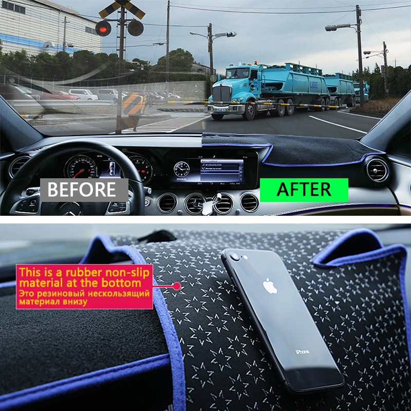

For Audi A6 C7 2012~2018 4G Anti-Slip Mat Dashboard Cover Pad Sunshade Dashmat Carpet Car Accessories