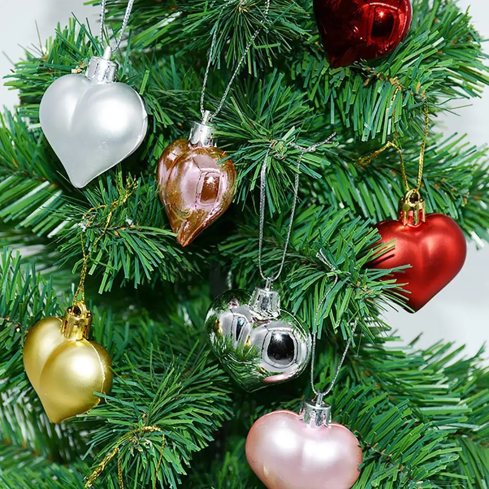 

60%HOT12Pcs Baubles Decorative Fine Workmanship Plastic Christmas Tree Pendant Ball for Hotel