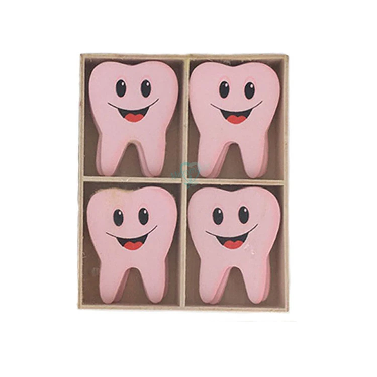 16 шт. зубной милый подарок деревянный в форме зуба холодильник оконная стена