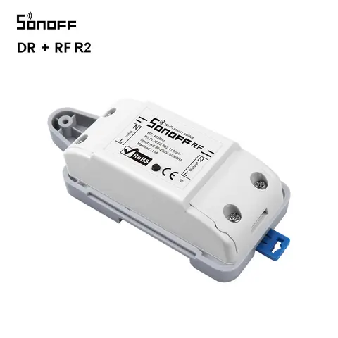 Держатель для Din-рейки Itead SONOFF Basic RF Dual, PowR2, TH10, TH16