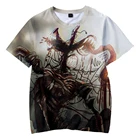 Уличная крутая красивая футболка в стиле Харадзюку С 3D принтом головы сирены на заказ для мужчин и женщин с одинаковой футболкой с круглым вырезом