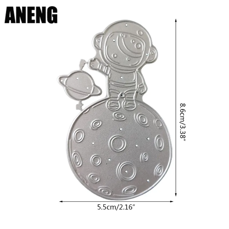 

Astronaut Metal Cutting Dies Stencil Scrapbooking DIY Album Stamp Paper Card Mold Embossing Decoration Craft