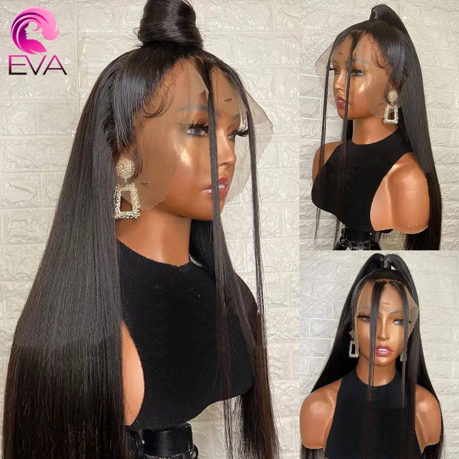 Eva волосы 150% шелковая основа полные кружевные человеческие парики