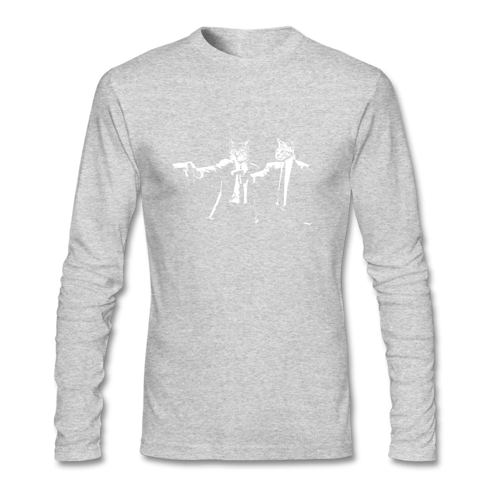 Стандартный размер известная киска футболка Мужская фиолетовая одежда с принтом