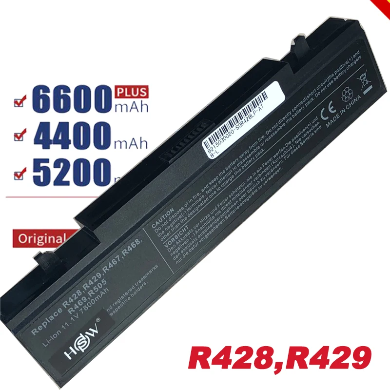 Аккумулятор HSW 7800 мАч для Samsung R530 R540 R519 Q430 Q528 R428 | Компьютеры и офис