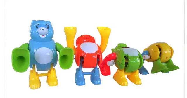 Pull Back Chain Or Cartwheel Wind Up Small Animals Models Baby Early Education New Strange Flip Clockwork Plastic Children Toys