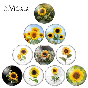 Стеклянный кабошон с плоским основанием, 101218202530 мм