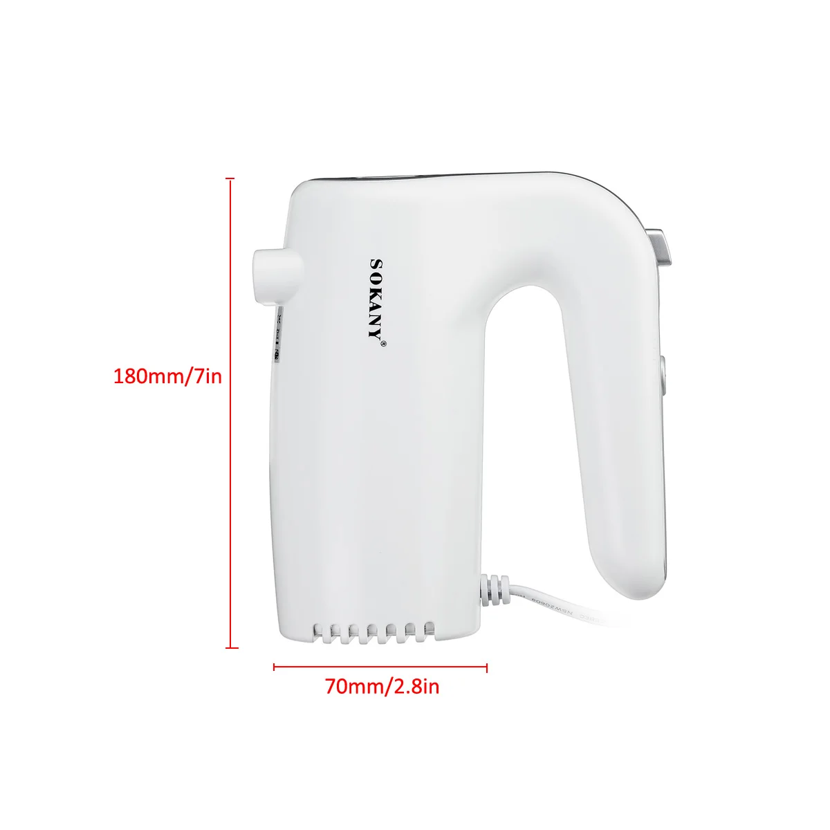 

220v 5 Speed 500W Electric Hand Mixer Whisk Egg Beater Cake Baking Home Handheld Small Automatic Mini Cream Blenders Kitchen
