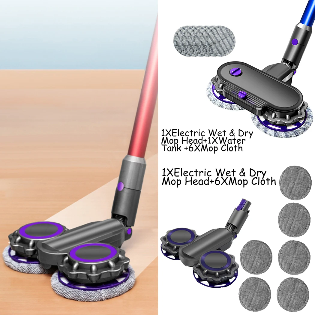 

Wet & Dry Mop Head+Mop Cloth+Water Tank For Dyson V6 Robot Parts Sweeper Robot Cleaning Accessories Newly