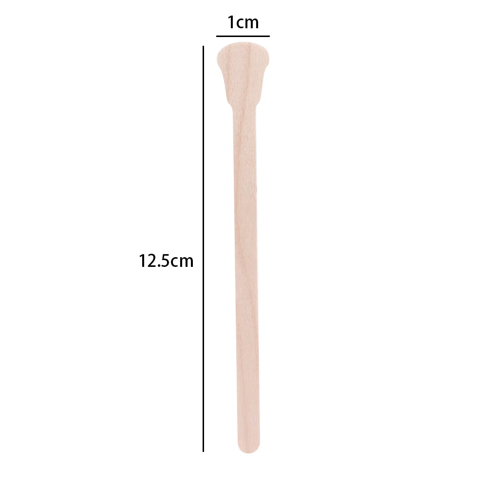

50PC Waxing Wax Wooden Disposable Bamboo Sticks Spatula Tongue Depressor Kit Beauty Tool Hair Removal Cream Depilatory