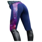 Женские штаны для верховой езды, спортивные Леггинсы для бега, фитнеса, тренировок, готические леггинсы в стиле панк и Галактический принт, леггинсы 2021, женские брюки