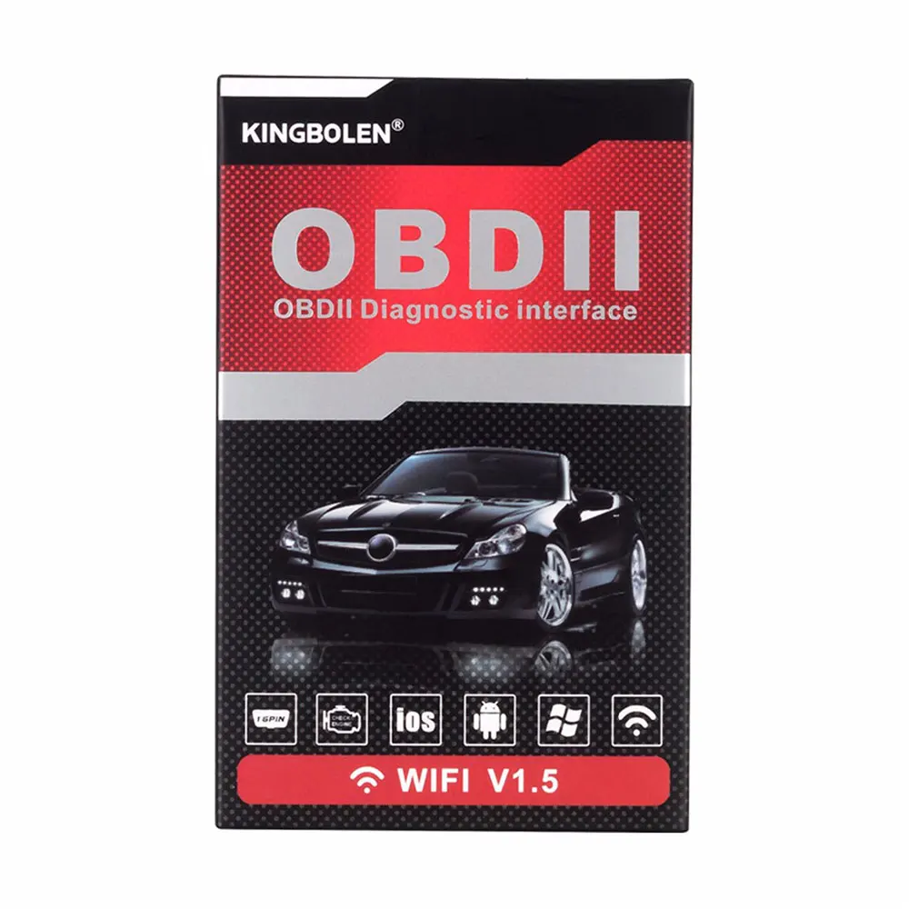 Elm327 v1.5 OBD2 сканер автомобильный Wifi Bluetooth диагностический инструмент для iPhone Android