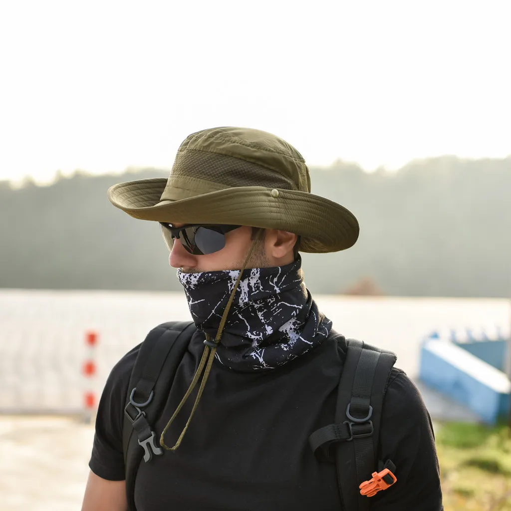 Коллекция 2020 года Кепка от солнца в стиле милитари сафари летняя Панама для