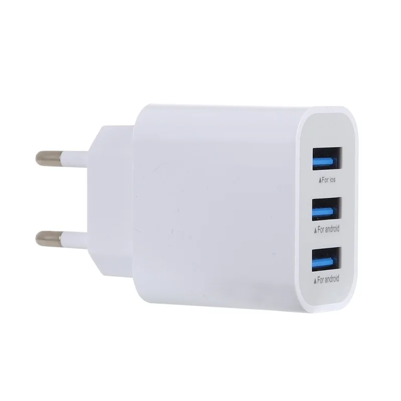 USB EU зарядное устройство 5V 3A зарядка настенное для iPhone X XS Max Redmi Samsung S9 Xiaomi Huawei