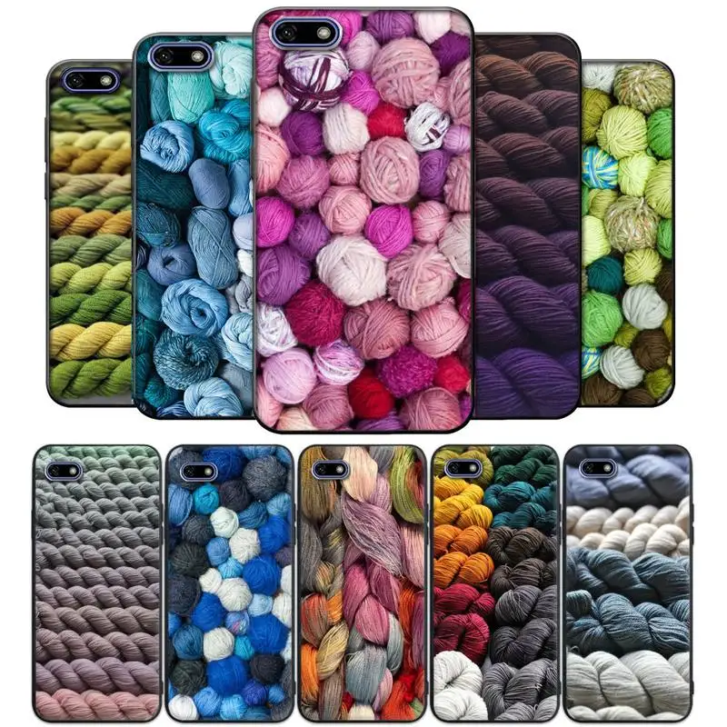 

Sewing Knitting Crochet soft Phone Case for redmi note10 9 8 pro 6A 4X 7 7A 8A smart 5Plus 4 5 7 8T cover coque