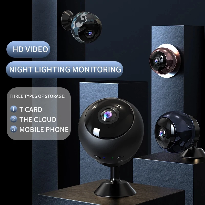 

Mini Micro Camera Wireless HD 1080P Home Security Camcorder Night Video Surveillance Camera Small IR IP Camcorders
