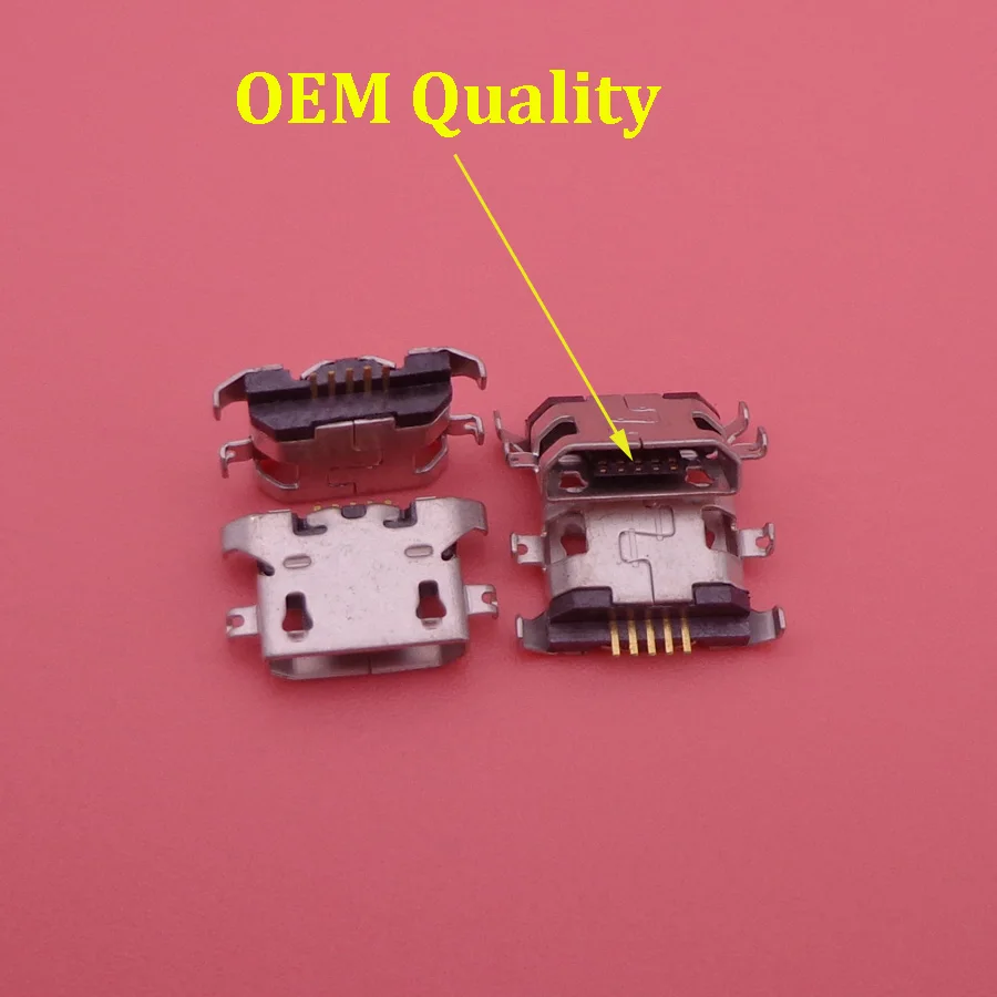 100 шт. Новый Micro USB разъем 5P гнездо для зарядки телефона порт Lenovo S650 S820 S658T A830 A850 A820T