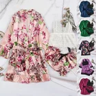 Сексуальное кружевное нижнее белье, ночное белье, нижнее белье, одежда для сна, 3 шт., костюм, пижамные комплекты для женщин, новинка, быстрая доставка, женские пижамы с длинным рукавом