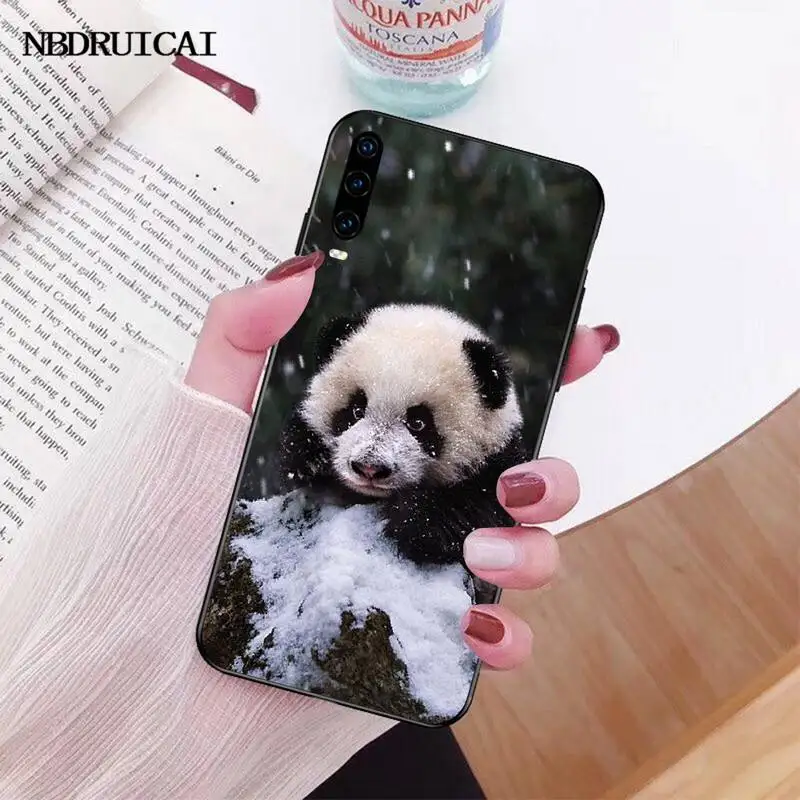 NBDRUICAI милый китайский панда чехол для телефона Huawei P30 P20 P10 P9 P8 Mate 20 10 Pro Lite |