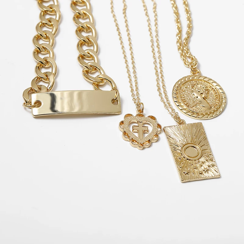 1 шт. Готическая цепочка на шею в стиле панк Подвеска &quotзамок&quot женский и мужской