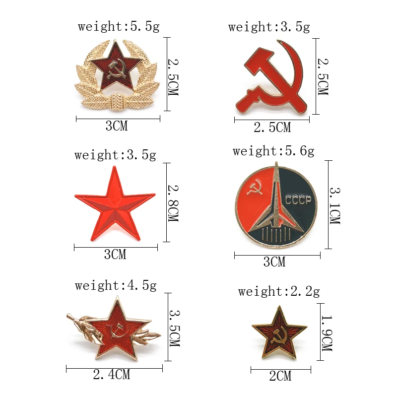 Russia USSR Badge Lapel Pins Vintage Antique Classics Retro Metal Badge Brooch Souvenir Collection Soviet Union CCCP images - 6