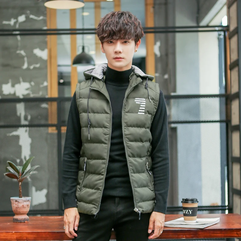 Бренд 2020 новинка мужская куртка без рукавов мужские зимние толстые теплые жилеты
