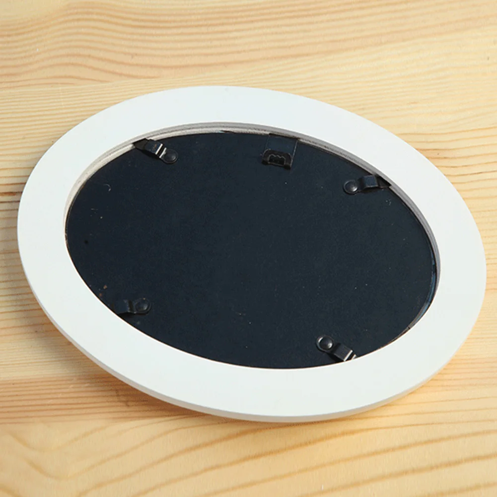 Классическая деревянная овальная фоторамка настенная подвесная декоративная с