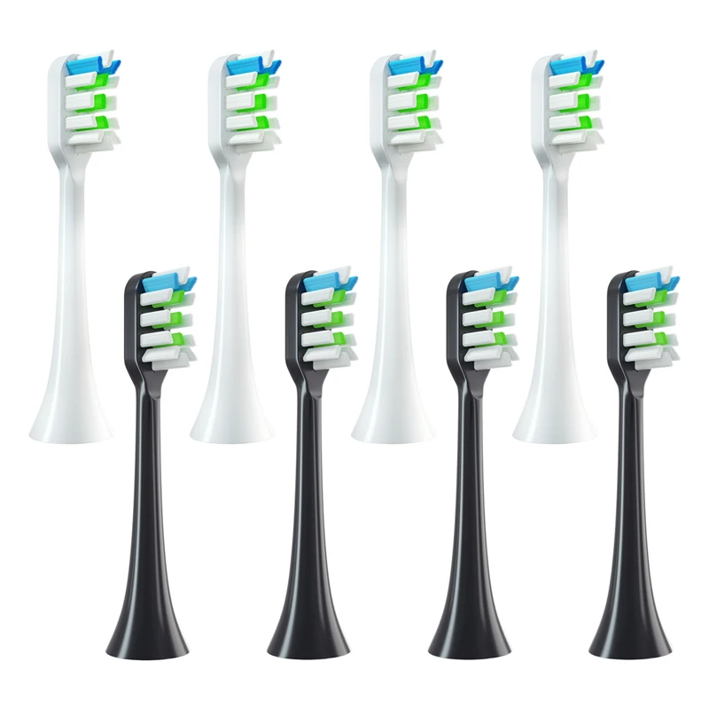 

Edieu12/4/8pcs/Set Toothbrush Replacement Head For SOOCAS X3/X3U/X5 Electric Tooth Brush Nozzle Heads Replace Sonic Brush Head