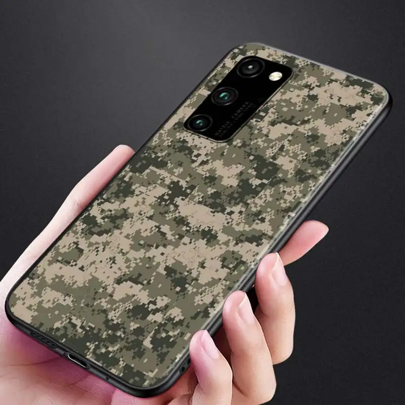 

Silicone Cover Hot Camouflage Army for Huawei Honor 30 20S 20 10i 9S 9A 9C 9X 8X 10 9 Lite 8A 7C 7A Pro Phone Case