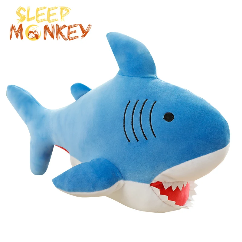 Детская плюшевая игрушка набивная кукла мультяшное животное рыба подушка для