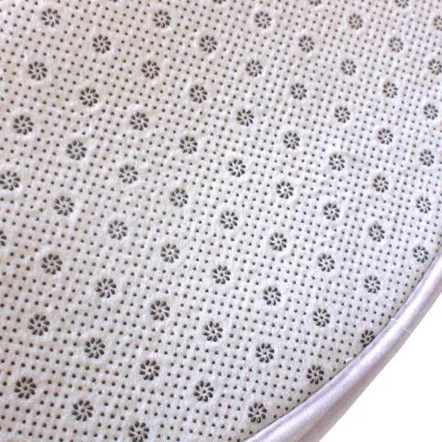modern custom design printed coral velvet round floor mats for living room bathroom and bedroom anti slip area rugs free global shipping