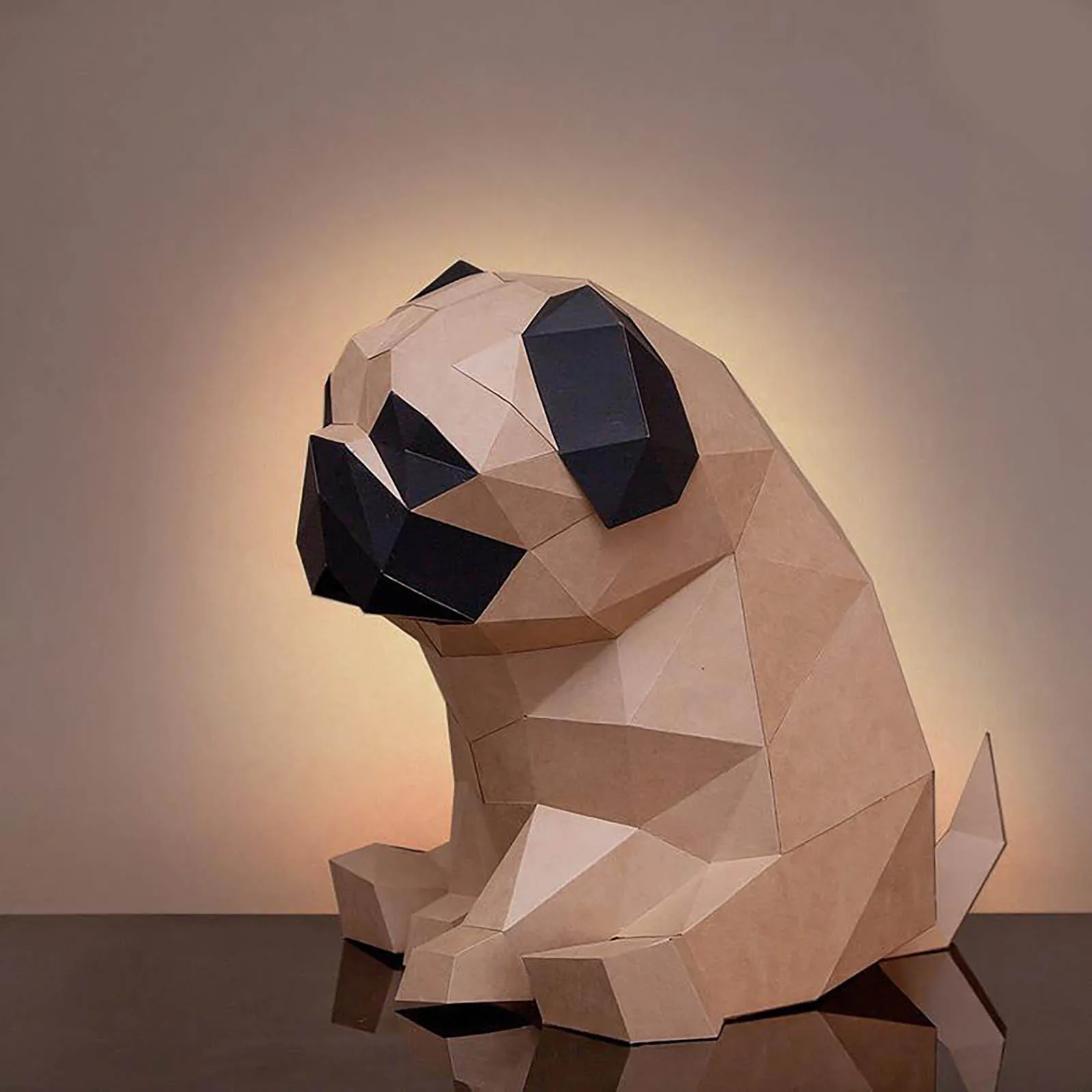 Выгула собак Бумага 3D DIY ручной Творческий дом украшения Настенный декор работы