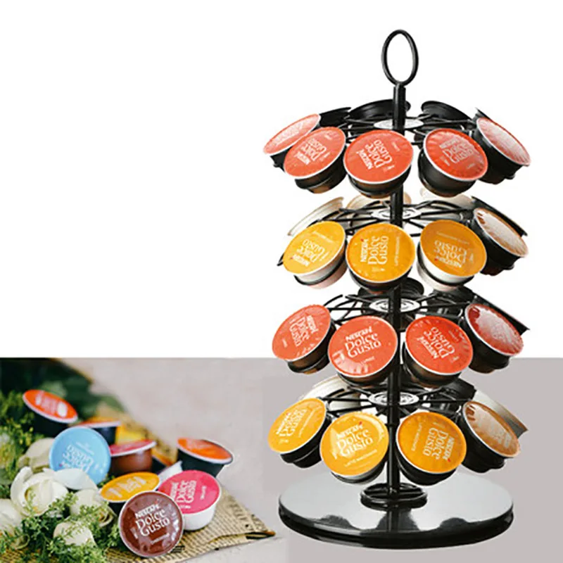 Новая Металлическая фотостойка MICCK 32 шт. подставка для кофейных зерен с