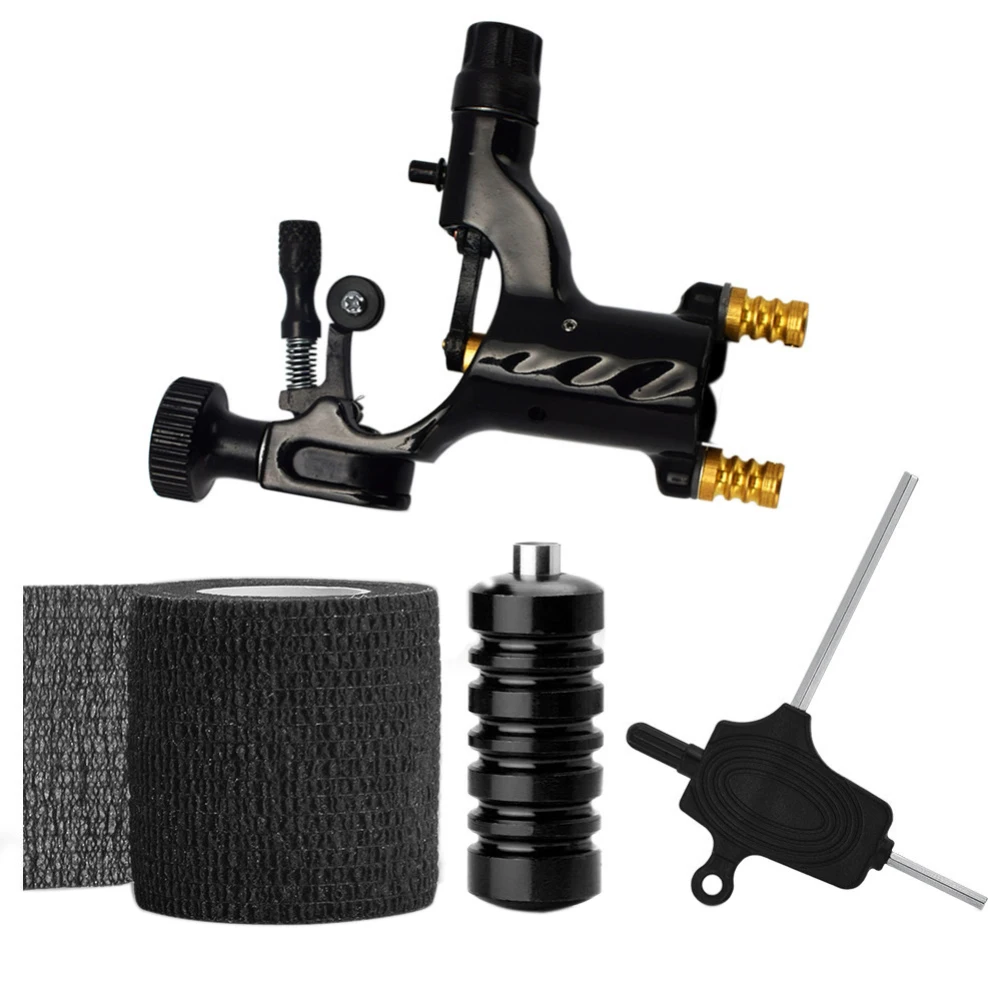 

Pro Tattoo Needles Pads Handle Complete Tattoo Kit Tattooist Dragonfly Machine