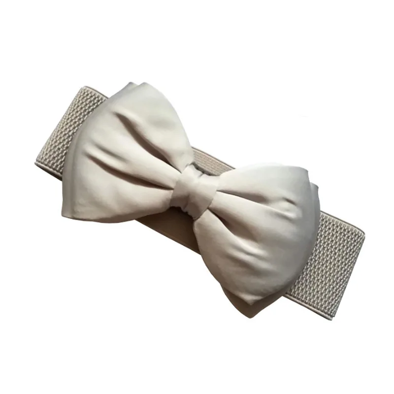 Пояс женский эластичный с бантом 12 цветов | Аксессуары для одежды