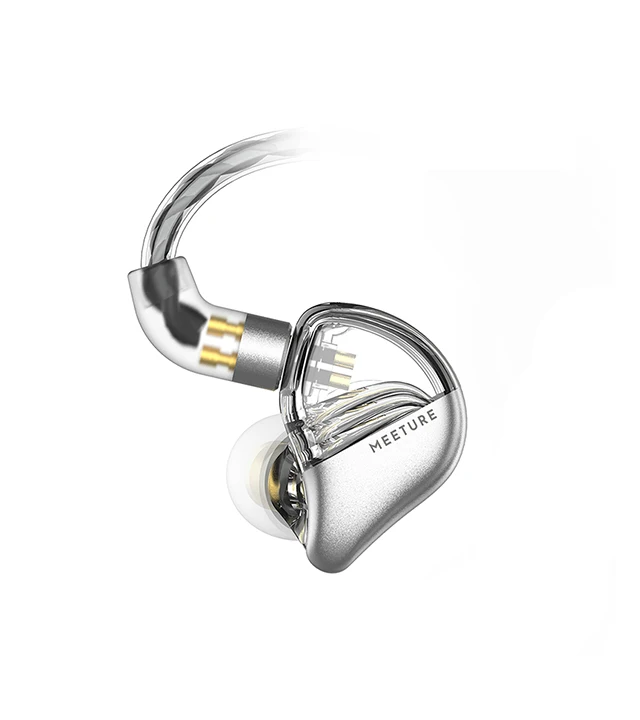 SIMGOT MT3 Hi-Res внутриканальный монитор наушники, Внутриканальные наушники со съемным кабелем, шумоизоляция Музыкальная гарнитура с динамическим - Цвет: Clear