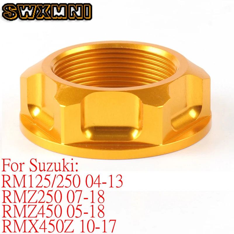 

High quality Steering Stem Nut Cap Cover For Suzuki RM125 RM250 04-13 RMZ250 07-18 RMZ450 05-18 RMX450Z 10-17 RM 125 250 RMZ 450