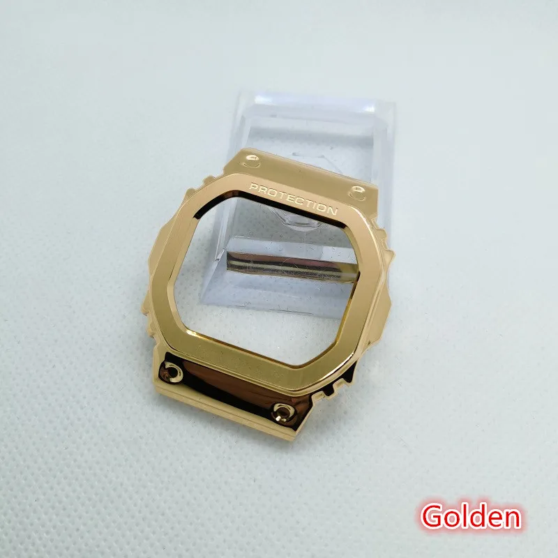 

DW5600 Metal Stainless Steel Bezel Cover GWM5610 Case G5610 Stainless Steel Bracelet with Frame + Tools Wholesale Free Shipping