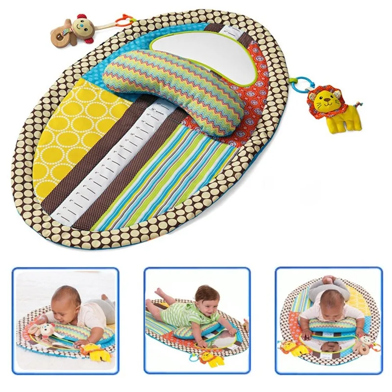 

OLOEY Baby Gym Playmat Colorful Kids Waterproof Mat Height Blanket Play Game Carpet Early Learn Activity Mat Mirror Pillow Doll