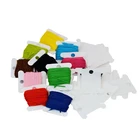 60 шт., пластиковые нитки для вышивания, бобины для ниток для рукоделия