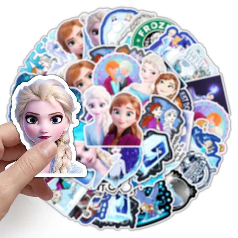

50 Cartoon Movie Frozen Graffiti Stickers Suitcase Motorcycle Trolley Case Notebook Waterproof Stickers