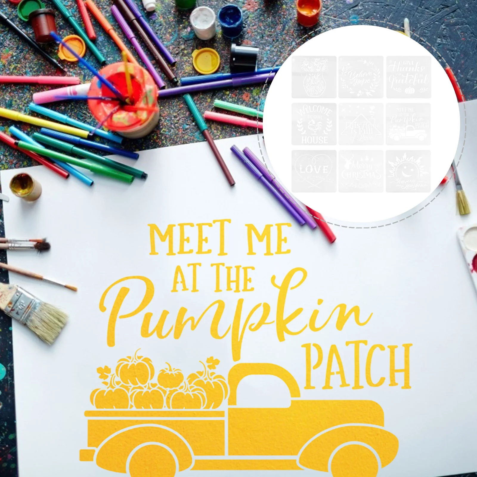 

9 шт., шаблоны для проектов «сделай сам»