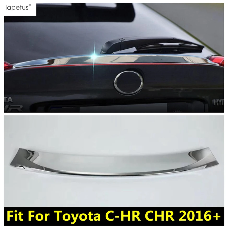 

ABS Rear Tail Gate Door Handle Panel Strip Decoration Molding Cover Trim Accessories Exterior For Toyota C-HR CHR 2016 - 2022